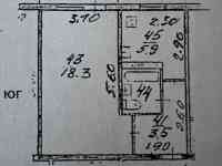1 комн 30.5квм, 4 микр д27