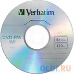 Dvd-rw 4x 4.7gb jewel serl verbatim [43285/43485/43486]