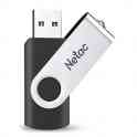 Флеш накопитель netac u505 32gb usb 3.0 (nt03u505n-032g-30bk). черный-серебристый, фотография 2