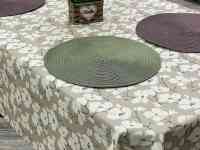 Шикарная итальянская скатерть Lucia Forino ширина 140 см