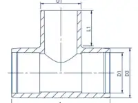 Тройник электросварной FOX SDR 11 D160-110, фотография 2