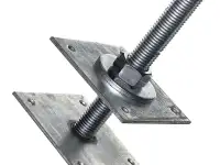 Домкрат установочный Размер: 120х120х8 мм