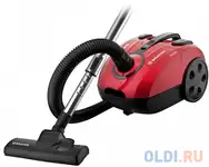 Пылесос brayer br4223 сухая уборка черно-красный