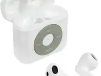 Гарнитура вкладыши hiper tws mp3 hdx15 белый беспроводные bluetooth в ушной