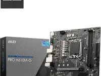 Материнская плата msi pro h610m-g soc-1700 intel h610 2xddr5 matx ac`97