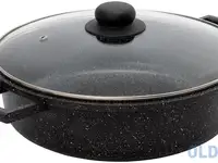 Сотейник starwind chef induction d=28см (с крышкой) черный (sw-chi4028s)