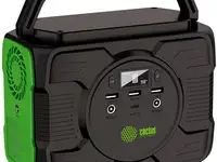 Мобильный аккумулятор cactus cs-pcs144-ec5 40000mah 2.1a 2xusb черный/зеленый