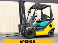 Вилочный погрузчик с водителем. Кара в аренду. Аренда погрузчиков.