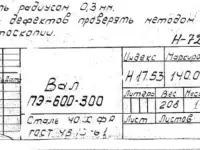 Вал насоса ПЭН 600-300 для ТЭЦ