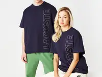 Футболка lacoste свободной посадки unisex