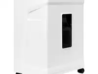 Шредер гелеос ум26-4, (din p-4), фрагмент 3,9х35мм, 14-17 лист (70г/м2), cd/пл.карты/скрепки/скобы,