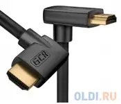 Gcr кабель 2.0m hdmi 2.0, m правый угол /m верхний угол,
