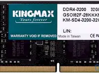 Память ddr4 32gb 3200mhz kingmax km-sd4-3200-32gs rtl pc4-25600 cl22 so-dimm 260-pin