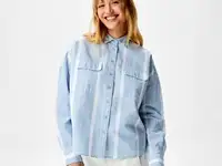 Женская рубашка lacoste свободной посадки