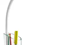 Светильник camelion kd-826 c01 (14145) настольный на основание белый 8вт