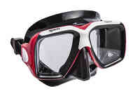 Маска для плавания mares rover, для взрослых - ц.об.прозрачный, ц.р.сине-белый