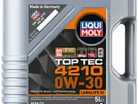 21605 liquimoly нс-синт. мот.масло top tec 4210 0w-30 c3 (5л)