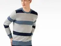 Мужской свитер lacoste с круглым вырезом