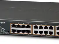 24-port 10/100tx 802.3at poe + 2-port gigabit tp/sfp combo ethernet switch