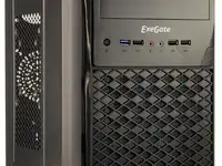 Корпус microatx exegate qa-413u 450 вт чёрный ex278429rus