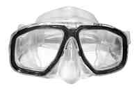 Маска для плавания marvel, прозрачный /черная