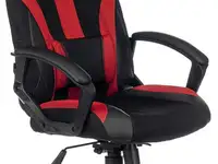 Кресло для геймеров zombie zombie 9 чёрный красный