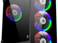 1stplayer v2-a-4r1 корпус fire dancing v2-a / atx, tempered glass /