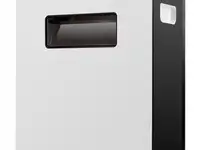 Шредер deli 9901 белый/черный (секр.p-5)/фрагменты/6лист./23лтр./скрепки/скобы