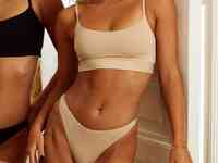 Бежевый классический бюстгалтер