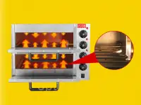 Пицца печь 2 секции HX-2ST, фотография 4