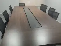 СТОЛ  ДЛЯ СОВЕЩАНИЙ  СО СТУЛЬЯМИ 10 шт, фотография 4