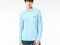 Мужское поло lacoste l.12.12 с длинными рукавами