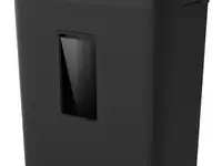 Шредер deli et021 черный (секр.p-4) фрагменты 8лист. 12лтр.