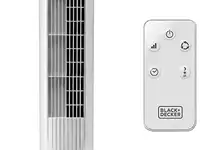 Вентилятор напольный black+decker bxeft49e 45 вт белый