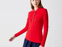 Женское поло lacoste