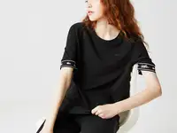 Женская футболка lacoste slim fit