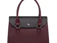 Женская кожаная сумка bloy burgundy/black, фотография 2