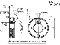 Гайки круглые гост 8381-73, 13040-67, 15511-70
