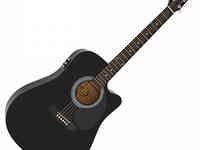Электро-акустическая гитара fender squier sa-105ce dreadnout black