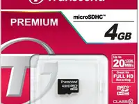 Карта памяти microsdhc 4gb transcend class10 no adapter (ts4gusdc10)