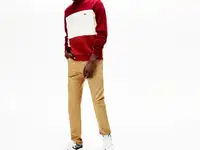 Мужские брюки slim fit с 5 карманами из эластичного хлопка