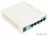 Коммутатор mikrotik css106-5g-1s rb260gs  with 5 gigabit ports and sfp