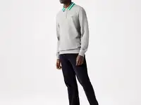 Мужское поло lacoste regular fit с длинными рукавами
