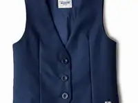 Жилет button blue