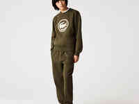 Толстовка lacoste unisex из флиса из органического хлопка с 3d-логотипом