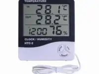 Термометр-гигрометр HTC 2 с выносным датчиком, фотография 2