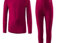 Комплект термобелья loffler 21-22 warm kid set ringel lang transtex pink, фотография 2