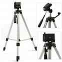 Продам алюминиевый трипод штатив для фото видео техники 50-135см, с тремя секциями и уровнем, Weifeng WT330A