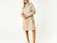 Женская длинная куртка lacoste regular fit