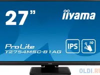 Монитор iiyama 27" touch t2754msc-b1ag черный ips led 4ms 16:9 hdmi